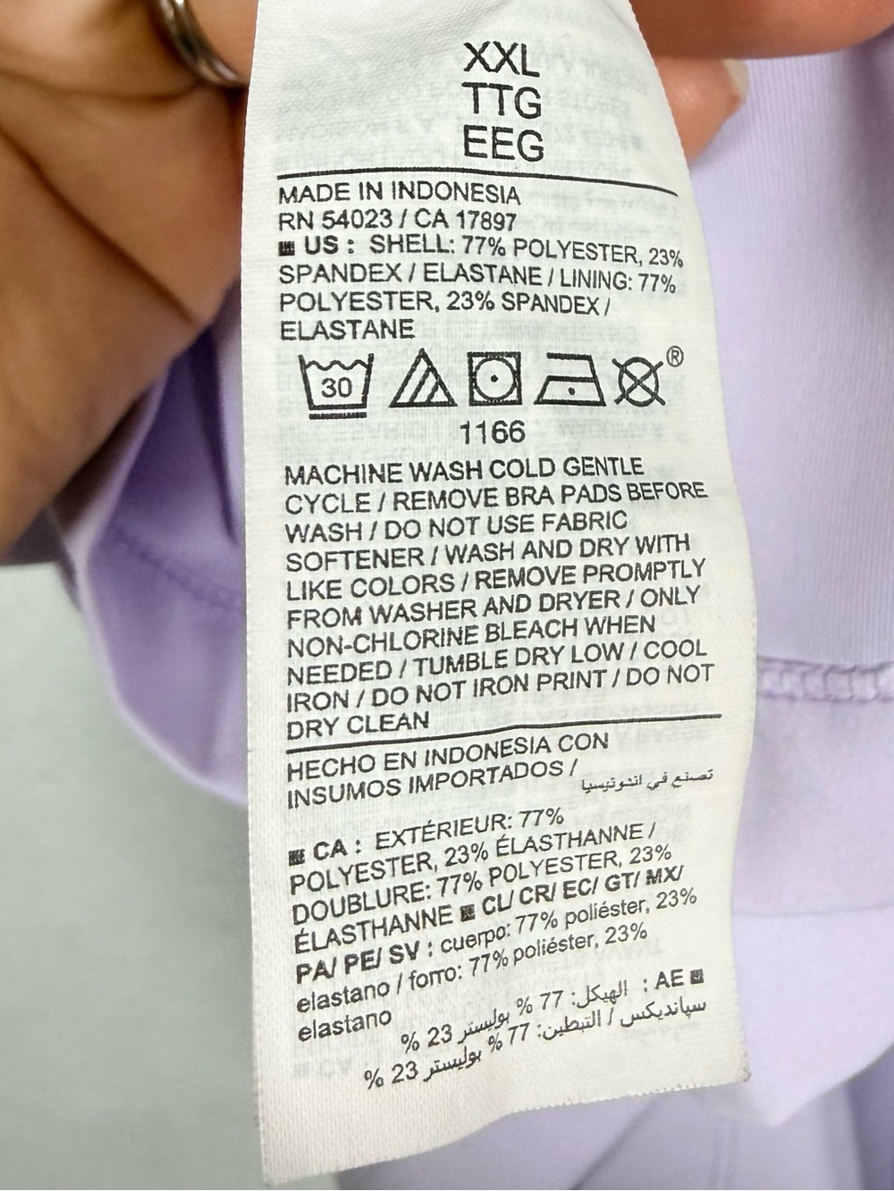 Old Navy Active PowerSoft Lavender Athletic Dress Romper XXL Activewear - Picture 7 of 8